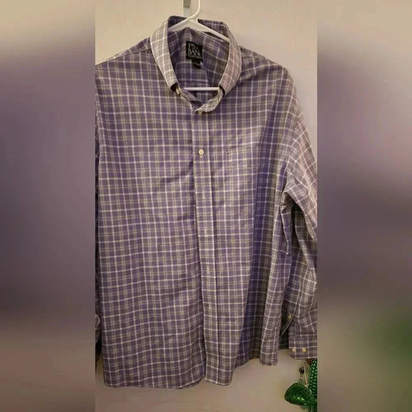 JoS A Banks mens long‎ sleeve button down - Picture 1 of 13